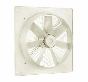 Vent-Axia plate-mounted axial fan on its square mounting plate